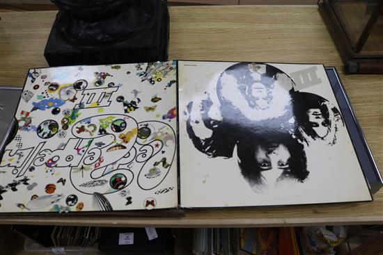 Led Zeppelin 2,3,4 records